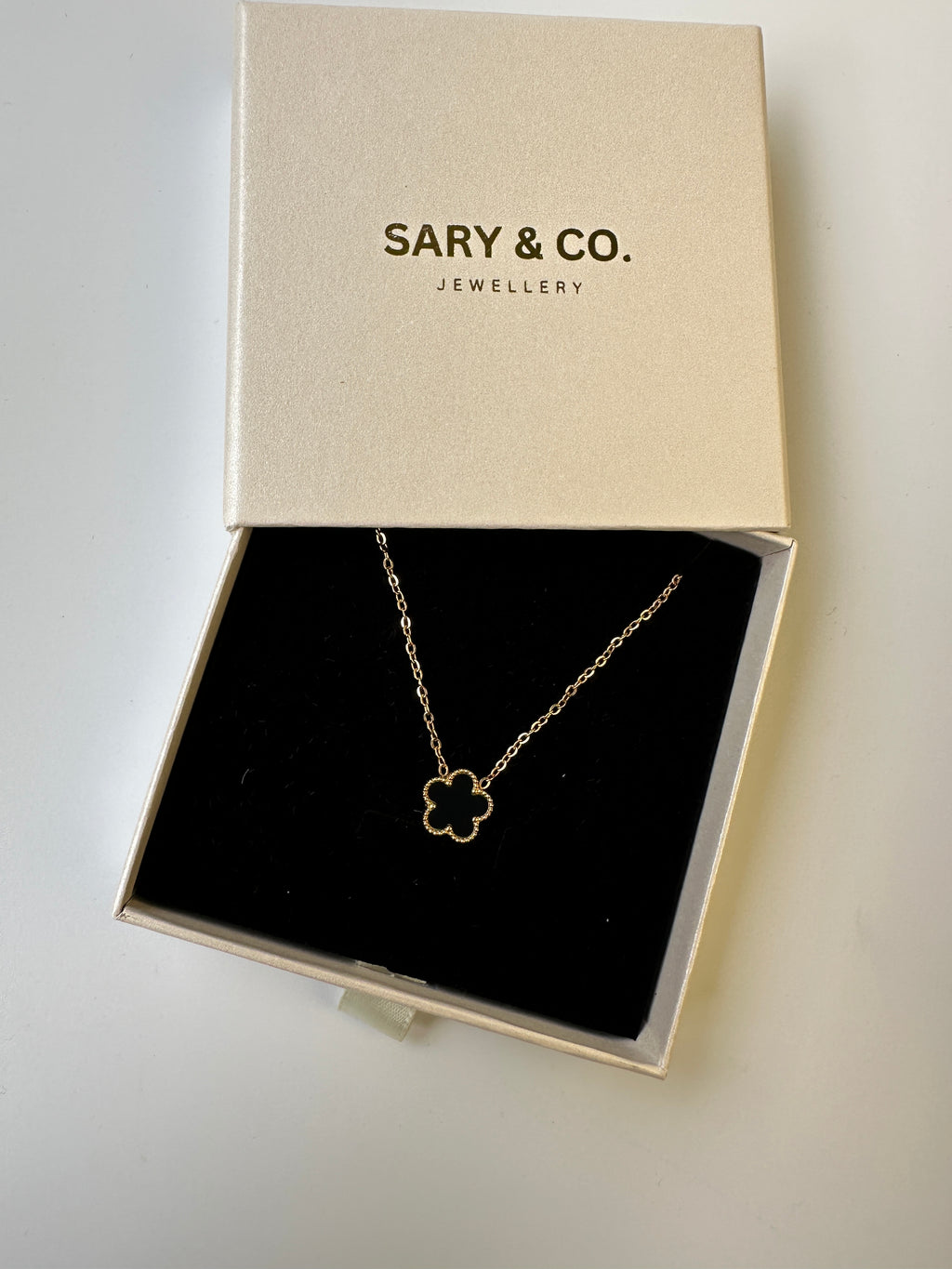 Serene - Clover 18k gold plated stainless steel necklace