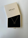 Serene - Clover 18k gold plated stainless steel necklace