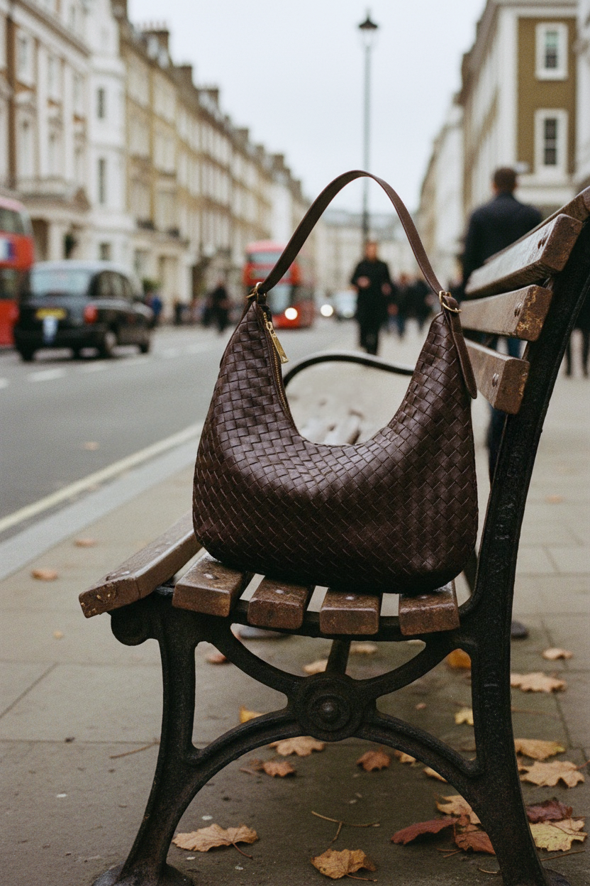Kylie Woven Shoulder Bag