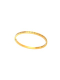 Cecil - 18k gold plated stainless steel diamond bangle